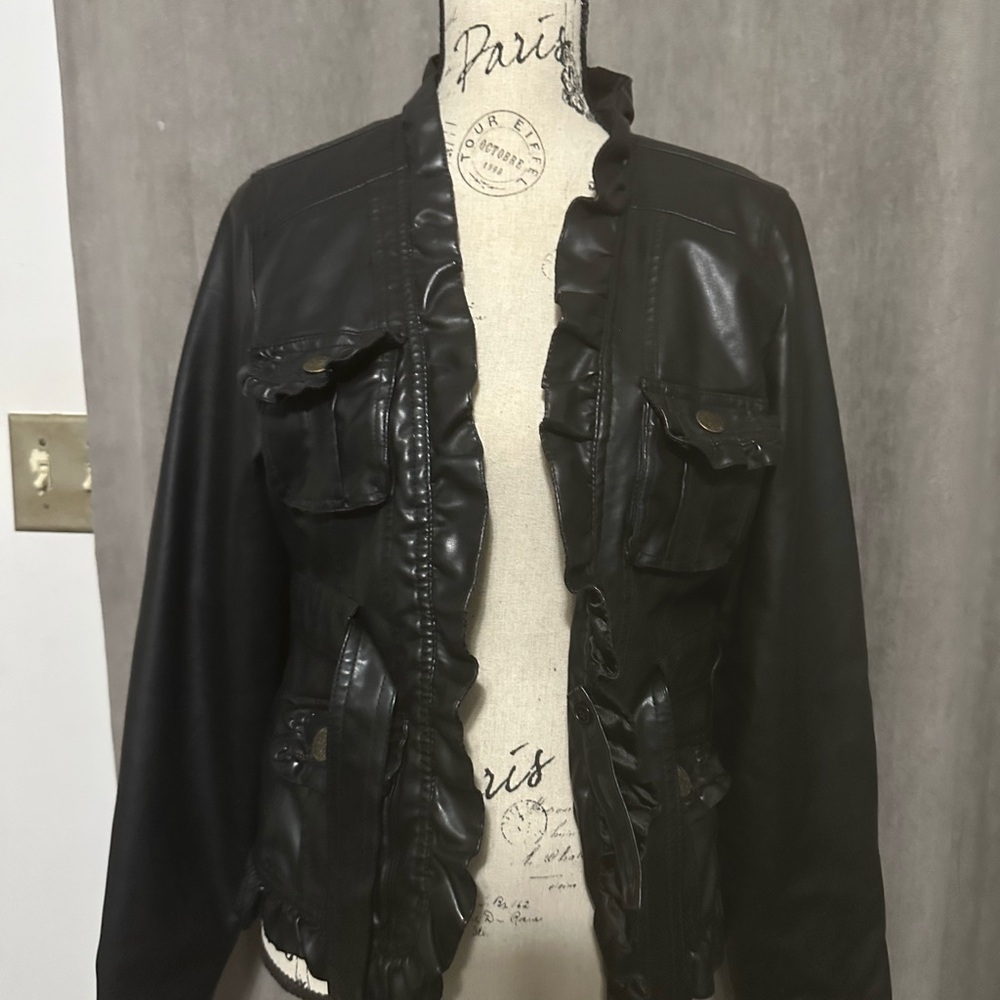 Dollhouse Black Leather Jacket
